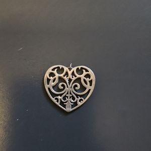 Vintage Tiffany silver heart charm